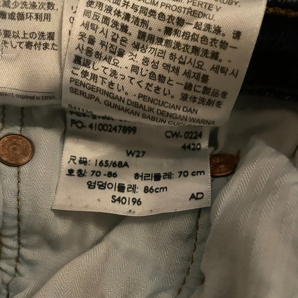 Levis Jeans - Size 27, Made in USA - Picture 7 of 8